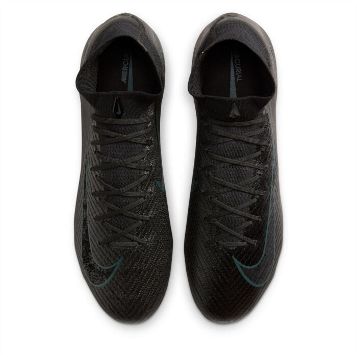 Nike Mercurial Superfly 10 Firm Ground Football Boots – Black/Green – view 6