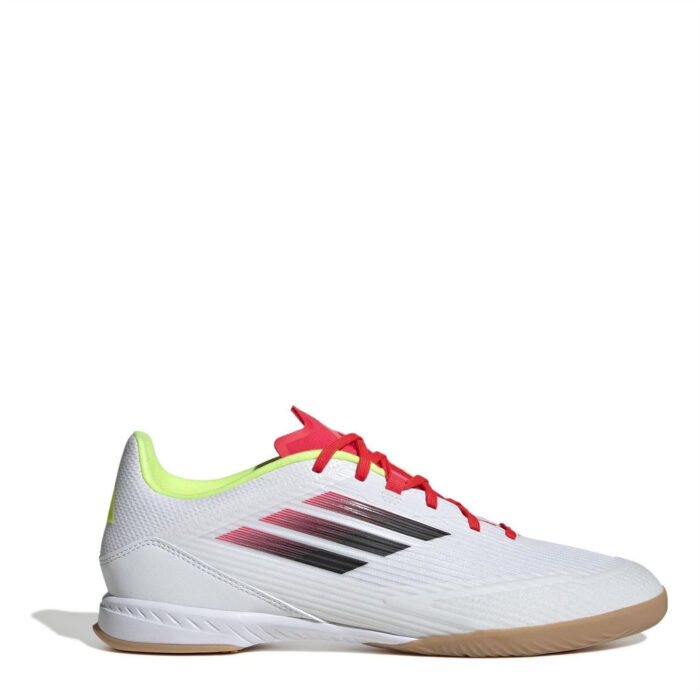 adidas F50 Indoor Football Boots – White/Core Blck – view 7
