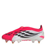 adidas Predator Soft Ground Football Boots – Red/Blk/White – view 2