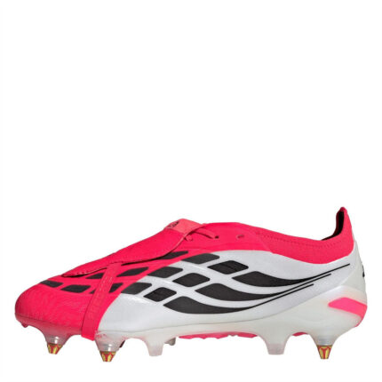 adidas Predator Soft Ground Football Boots – Red/Blk/White – view 2