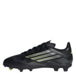adidas F50 Junior Firm Ground Football Boots – Black/Lemon – view 2