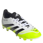 adidas Predator 4 Junior Firm Ground Football Boots – White/Blk/Lemon – view 3