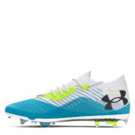 Under Armour Womens Armour Shadow Firm Ground Football Boots – White/Capri – view 2