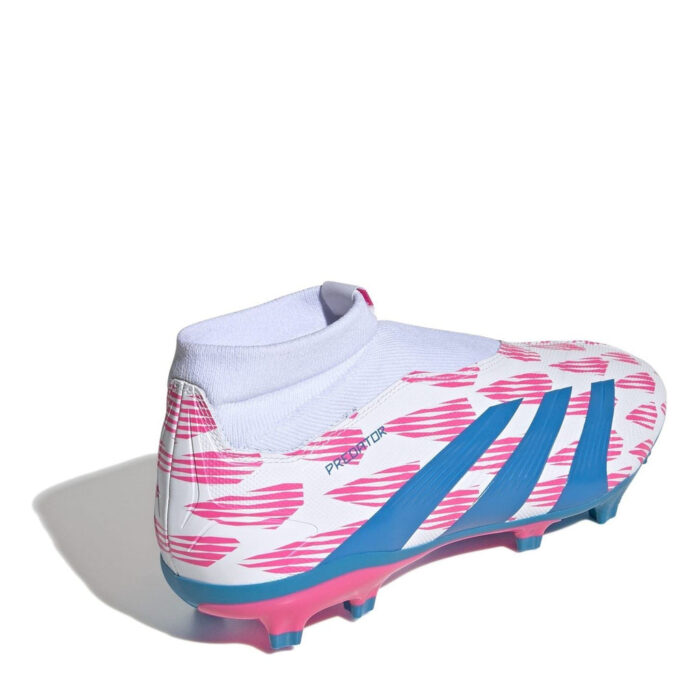 adidas Predator 24 Firm Ground Football Boots – White/Pink – view 4