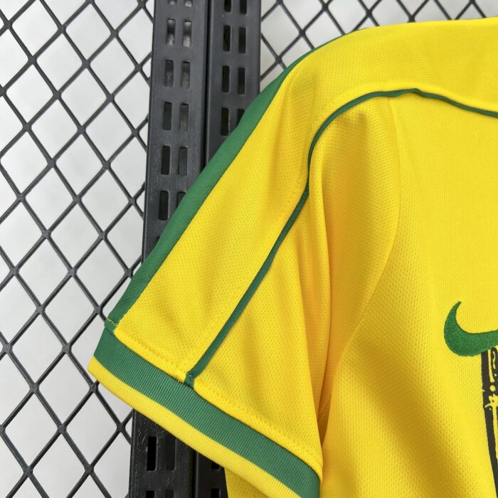 Retro Brazil x Soldier 1998 Home Jersey 8