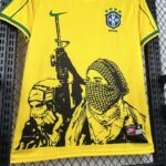 Retro Brazil x Soldier 1998 Home Jersey 2