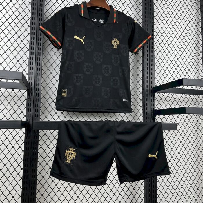 Kids Portugal 2026 World Cup Away Jersey Kit 2