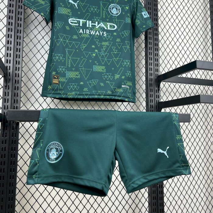 Kids Manchester City 2025/26 Fourth Kit 2