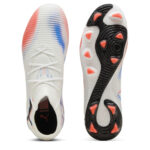 Puma Womens King Firm Ground Football Boots – White/Black/Red – view 3