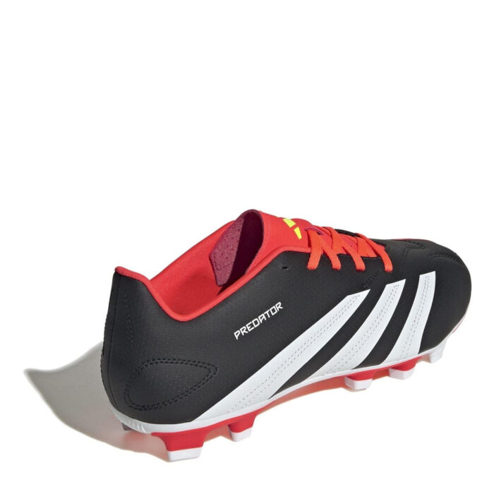 adidas Predator 24 Firm Ground Football Boots – Black/White/Red - Image 4