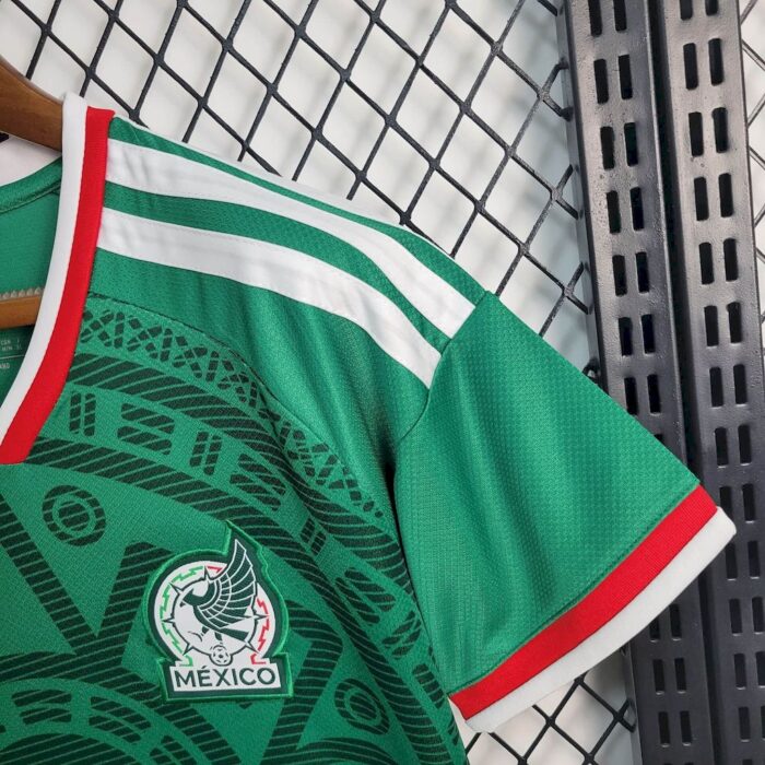 Womens Mexico 2026 World Cup Home Jersey 4