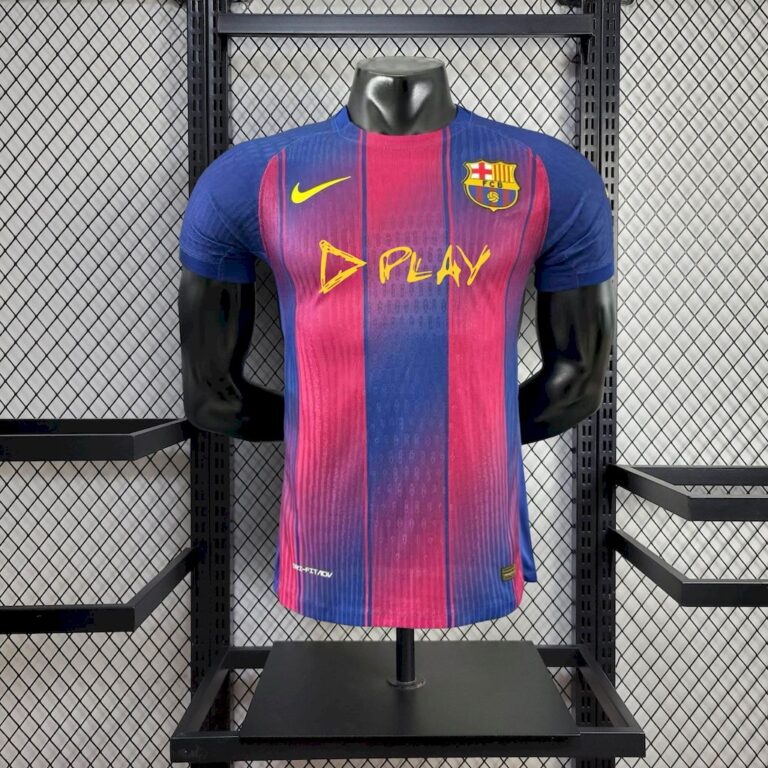 Mens Barcelon x Ed Sheeran 2025/26 Home Jersey Player Version 4