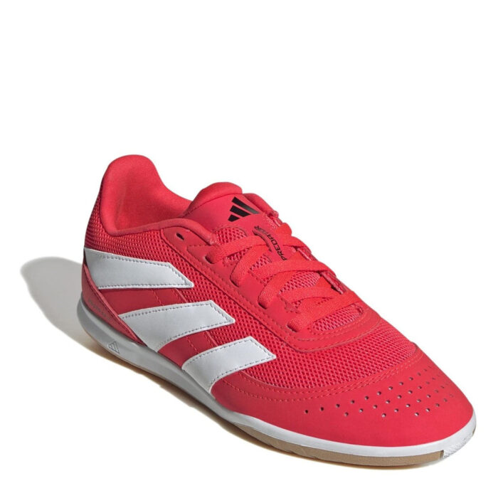 adidas Predator Junior Indoor Football Boots – Red/White – view 3