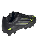 adidas F50 Messi Junior Firm Ground Football Boots – Black/Lemon – view 4