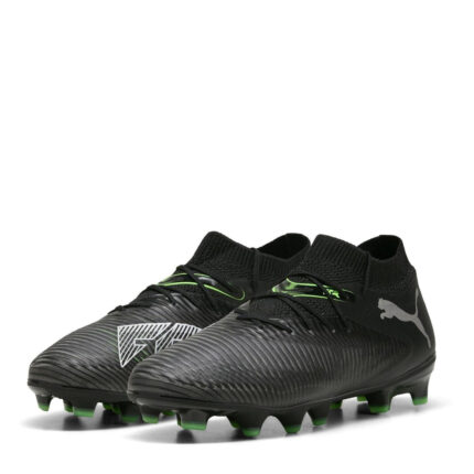 Puma Future 8 Junior Firm Ground Football Boots – Black/Green