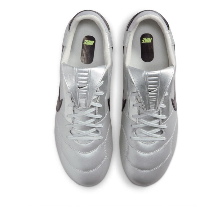 Nike Premier 3 Firm Ground Football Boots – Silver/Black - Image 6