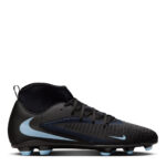 Nike Phantom 6 High Firm Ground Football Boots – Black/Black – view 7