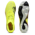 Puma Future 8 Firm Ground Football Boots – Yellow/Black - Image 3