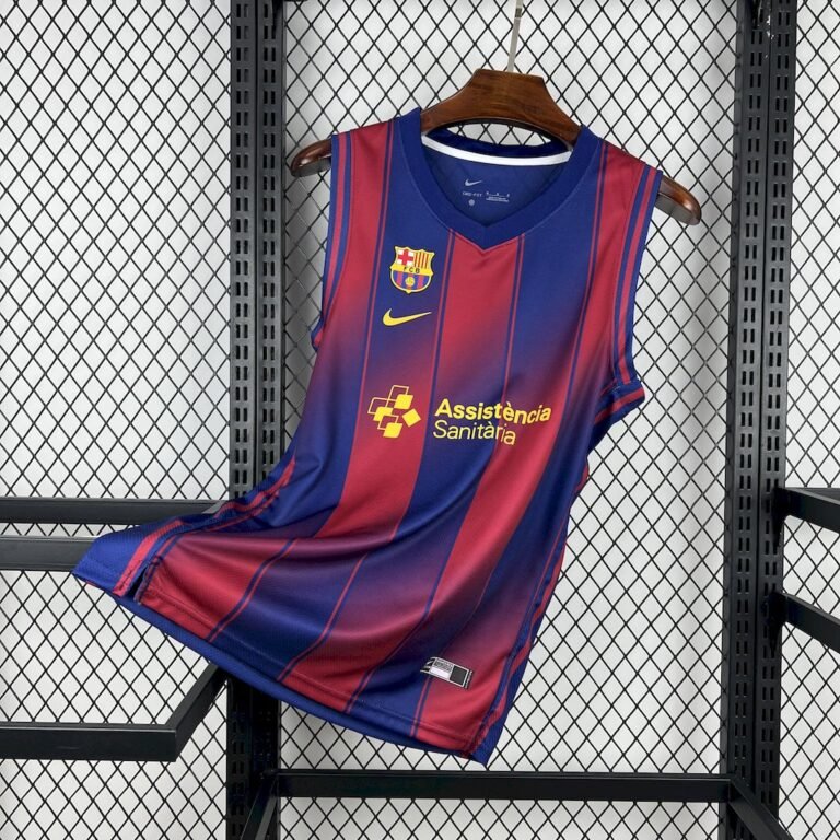 Barcelona 2025/26 Basketball Home Jersey 7