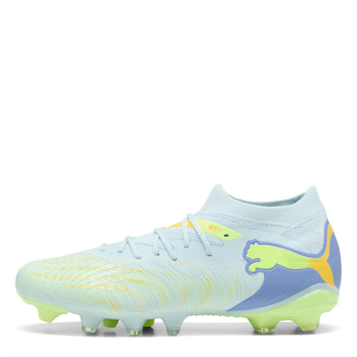 Puma Future 9 Firm Ground Football Boots – Ice/Yellow – view 2