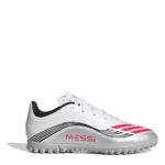 adidas F50 Messi Junior Turf Football Boots – White/Red
