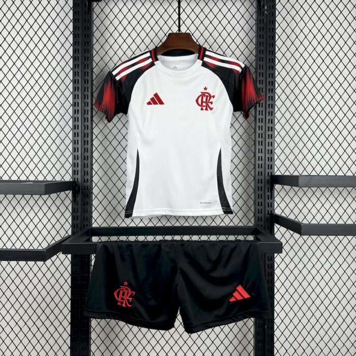 Kids Flamengo 2025/26 Away Kit 6