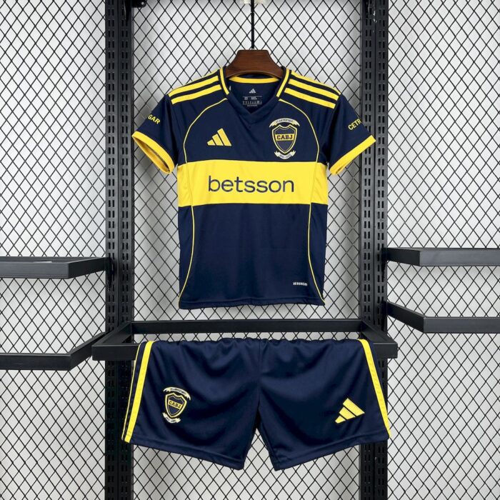 Kids Boca Juniors 2025/26 Home Kit 5