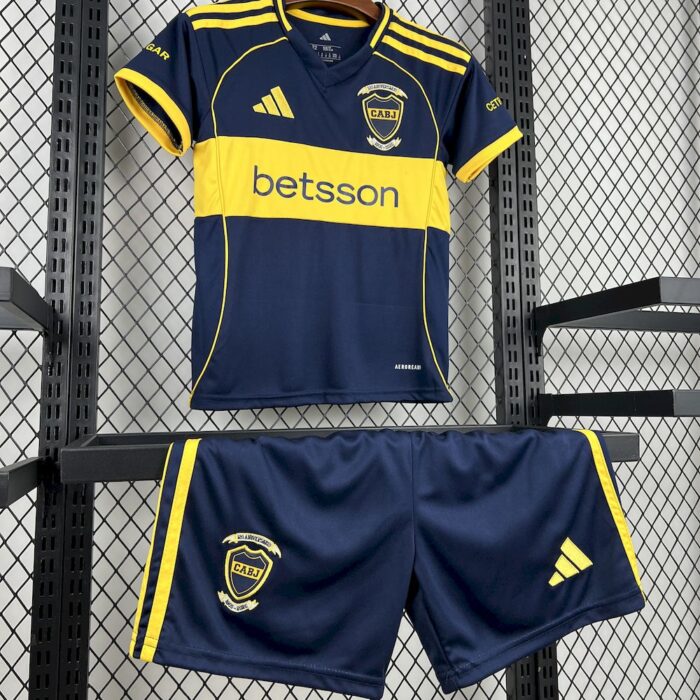 Kids Boca Juniors 2025/26 Home Kit 2
