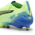 Puma Womens Ultra 5 Firm Ground Football Boots – Green/Wht/Blue – view 5
