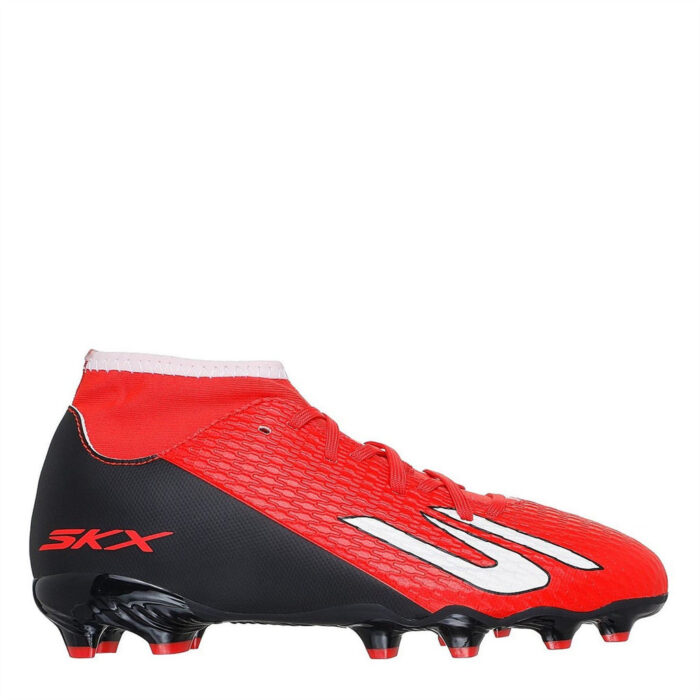 Skechers Skx.2 Junior Firm Ground Football Boots – Red/Black – view 3
