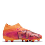 Puma Future 8 Junior Firm Ground Football Boots – Orange/Black – view 4