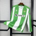 Mens Real Betis 2025/26 Home Long Sleeve Jersey
