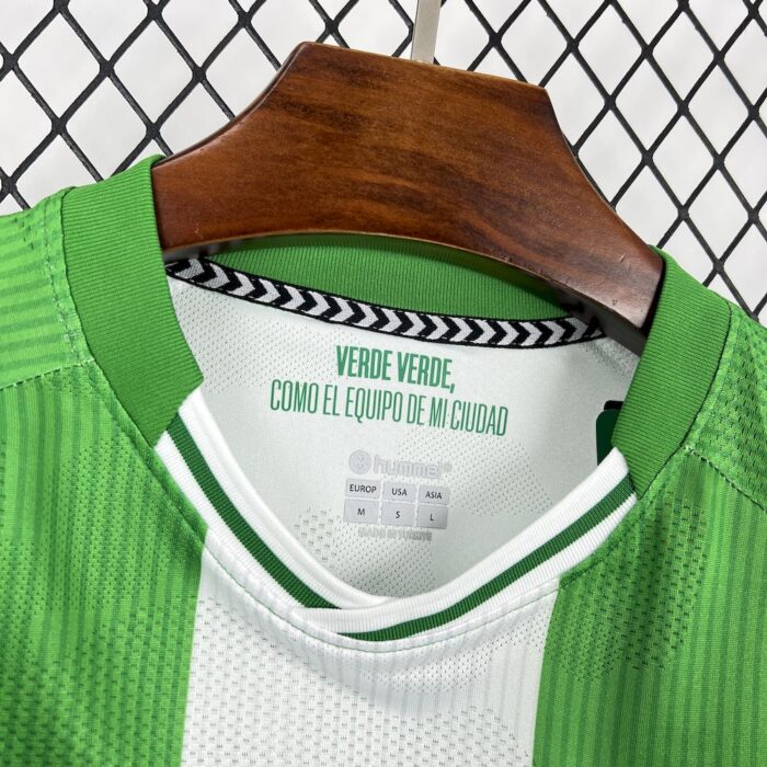 Mens Real Betis 2025/26 Home Long Sleeve Jersey 8