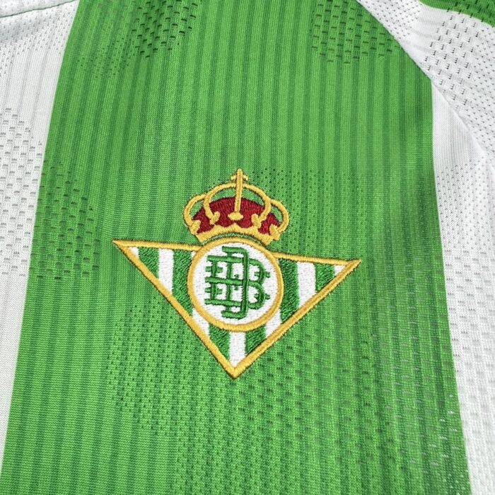 Mens Real Betis 2025/26 Home Long Sleeve Jersey 6