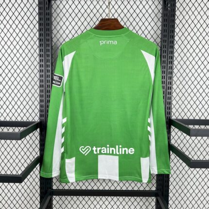 Mens Real Betis 2025/26 Home Long Sleeve Jersey 1