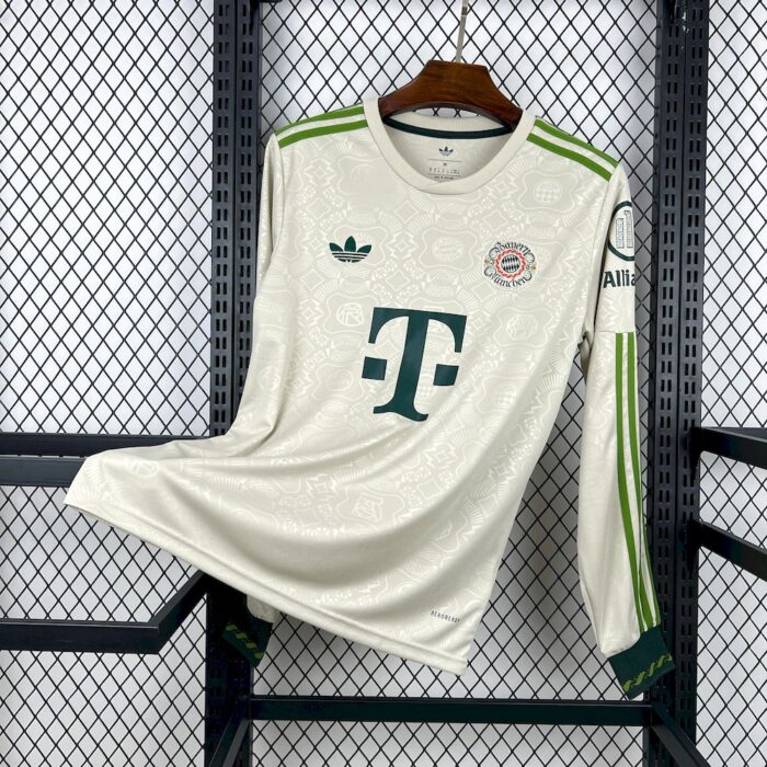 Mens Bayern Munich 2025/26 Oktoberfest Long Sleeve Jersey 7