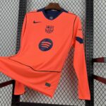 Mens Barcelona 2025/26 Third Long Sleeve Jersey 2