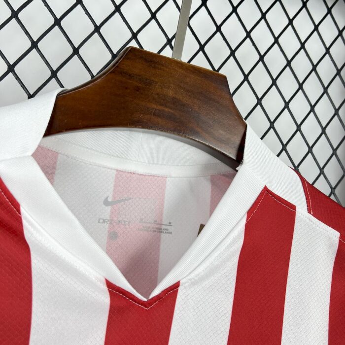 Mens Atletico Madrid 2025/26 Home Long Sleeve Jersey 6
