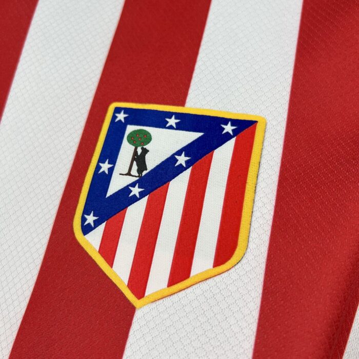 Mens Atletico Madrid 2025/26 Home Long Sleeve Jersey 4