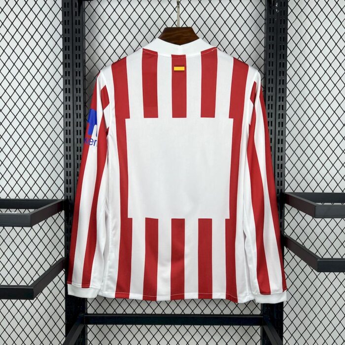 Mens Atletico Madrid 2025/26 Home Long Sleeve Jersey 1