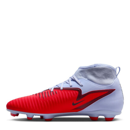 Nike Phantom 6 High Firm Ground Football Boots – Blue/Purple – view 2