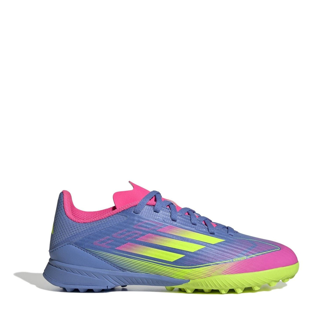 adidas F50 Junior Turf Football Boots – Blue/Lemon adidas F50 Junior Turf Football Boots – Blue/Lemon