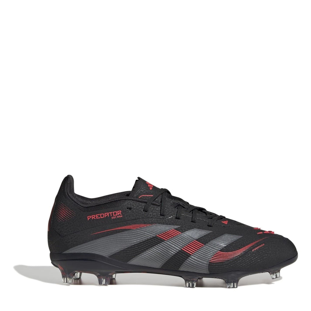adidas Predator Junior Firm Ground Football Boots – Black/Grey adidas Predator Junior Firm Ground Football Boots – Black/Grey