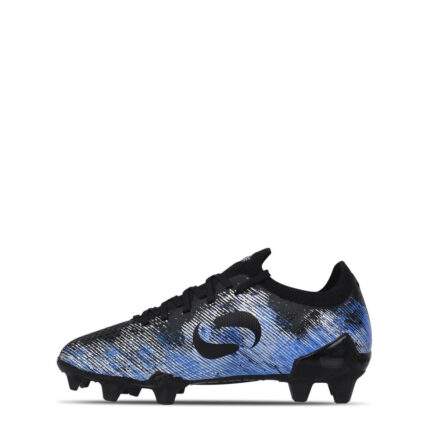 Sondico Blaze Junior Firm Ground Football Boots – Black/Blue – view 2
