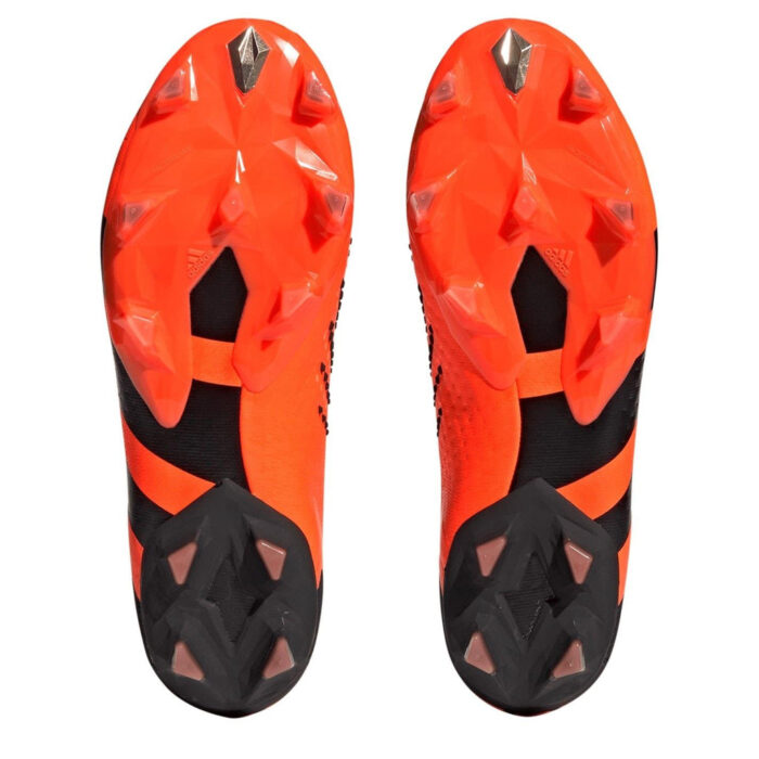 adidas Predator .1 Firm Ground Football Boots – Black/Black - Image 5