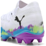 Puma Womens Future 8 Firm Ground Football Boots – White/Multi – view 5