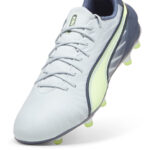 Puma King Firm Ground Football Boots – Grey/Yellow – view 6