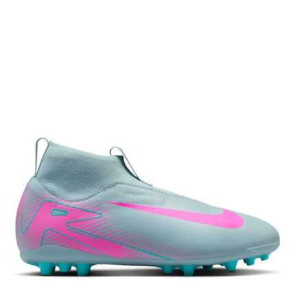 Nike Zoom Mercurial Superfly Junior Artificial Ground Football Boots – Grey/Pink