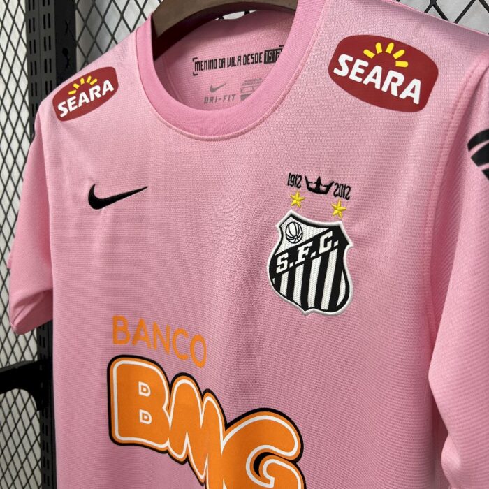 Retro Santos 2011/12 Pink Jersey 5
