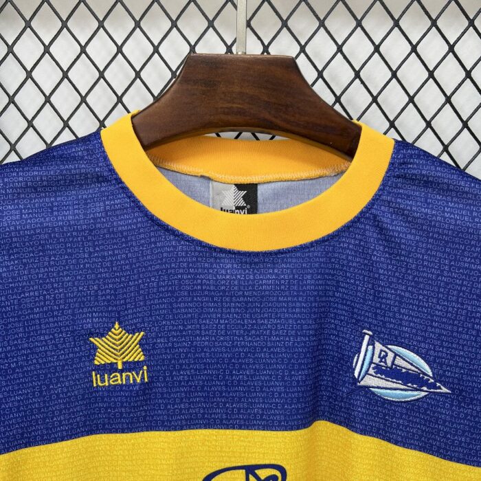 Retro Deportivo Alaves 2000/01 Champions League Final Jersey 3